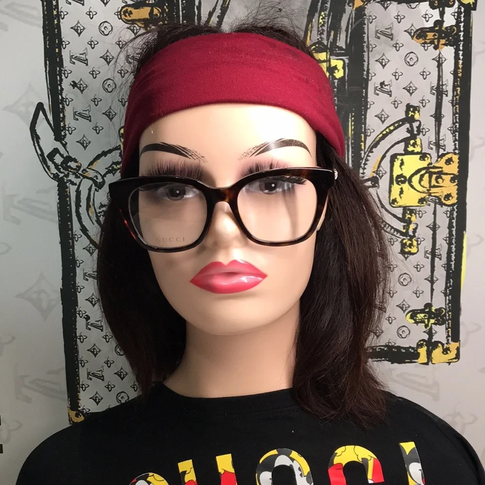 Luxury New Authentic Gucci GG0349O 006 Eyeglasses